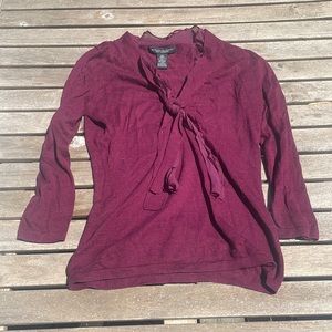 Banana Republic Silk Cashmere Sweater with neck Scarf